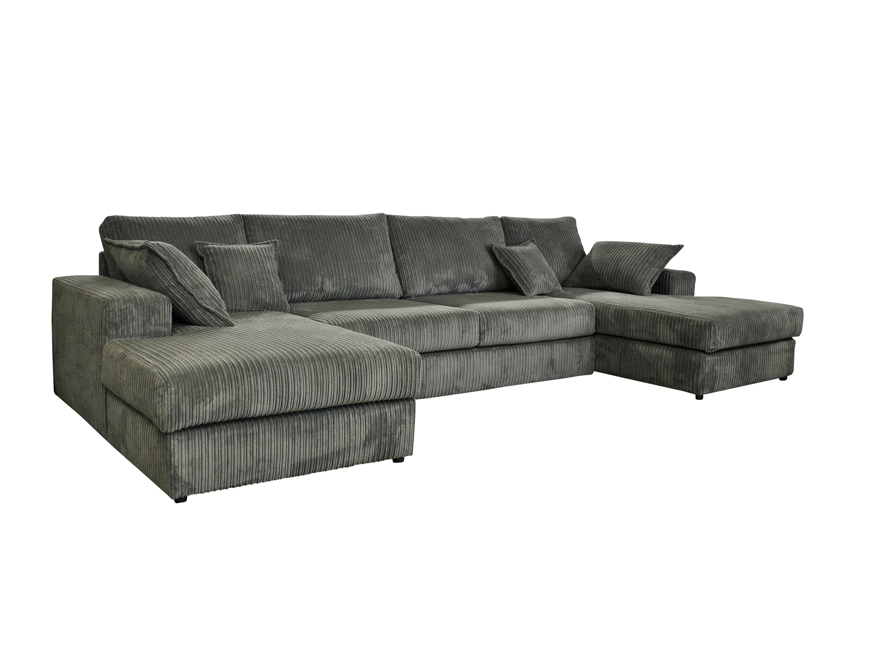 Dylan Jumbo Cord Large Double Ended Chaise Sofa