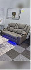 Orlando Recliner 2 seater Sofa Electric Leather Recliner