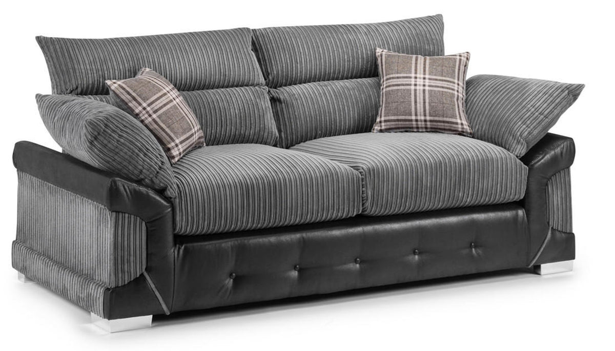 Logan 3 Seater Sofa Jumbo Cord High Back Sofa