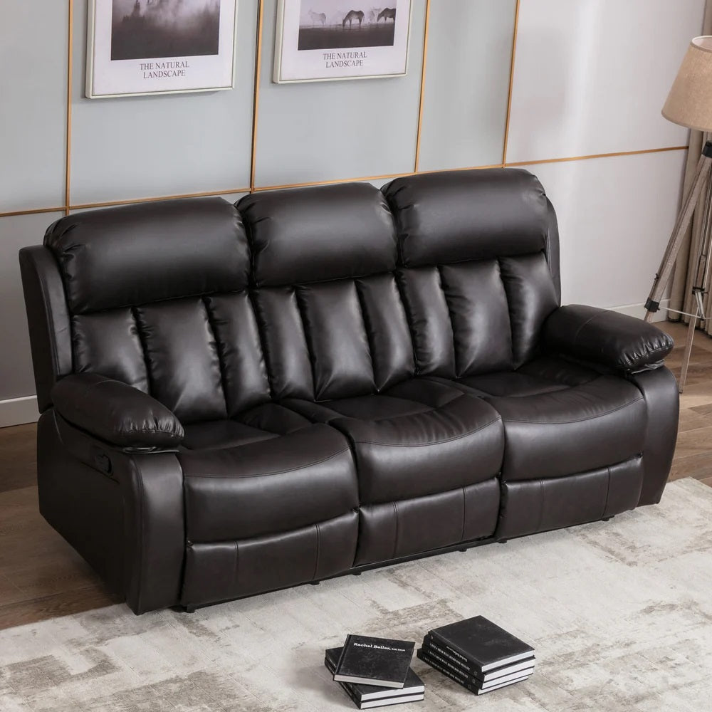 Samarton 3 Seater Leather Recliner sofa