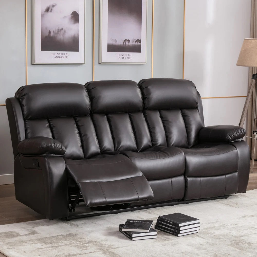 Samarton 3 Seater Leather Recliner sofa