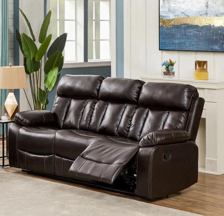 Samarton 3 Seater Leather Recliner sofa