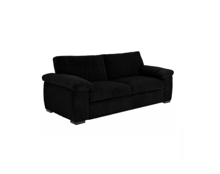 black color 3 seater sofa