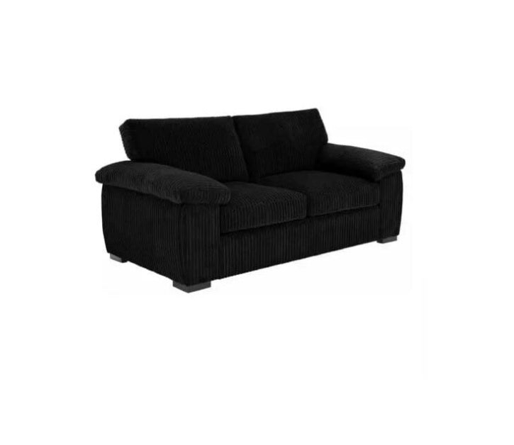 jumbo Cord Sofa 2 seater in black color