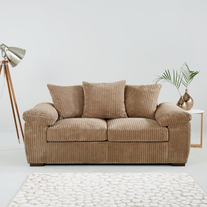 jumbo Cord Sofa in coffee color