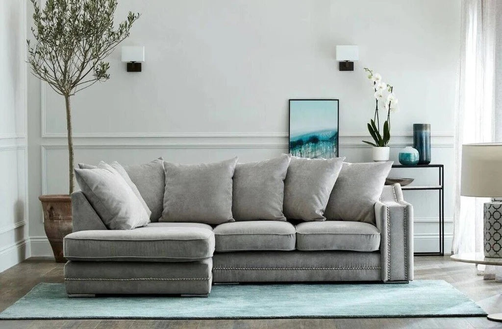 Cruze Corner Sofa Seal Grey / Charcoal Grey