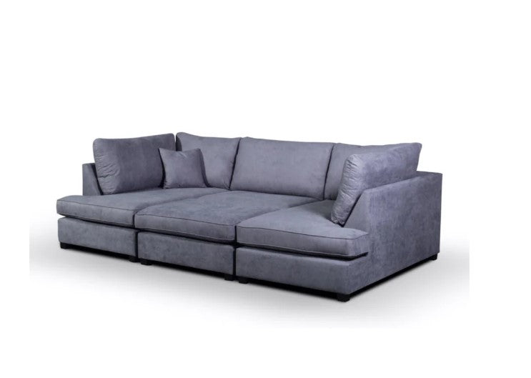 Carnaby U Shape Corner Sofa With Large Footstool