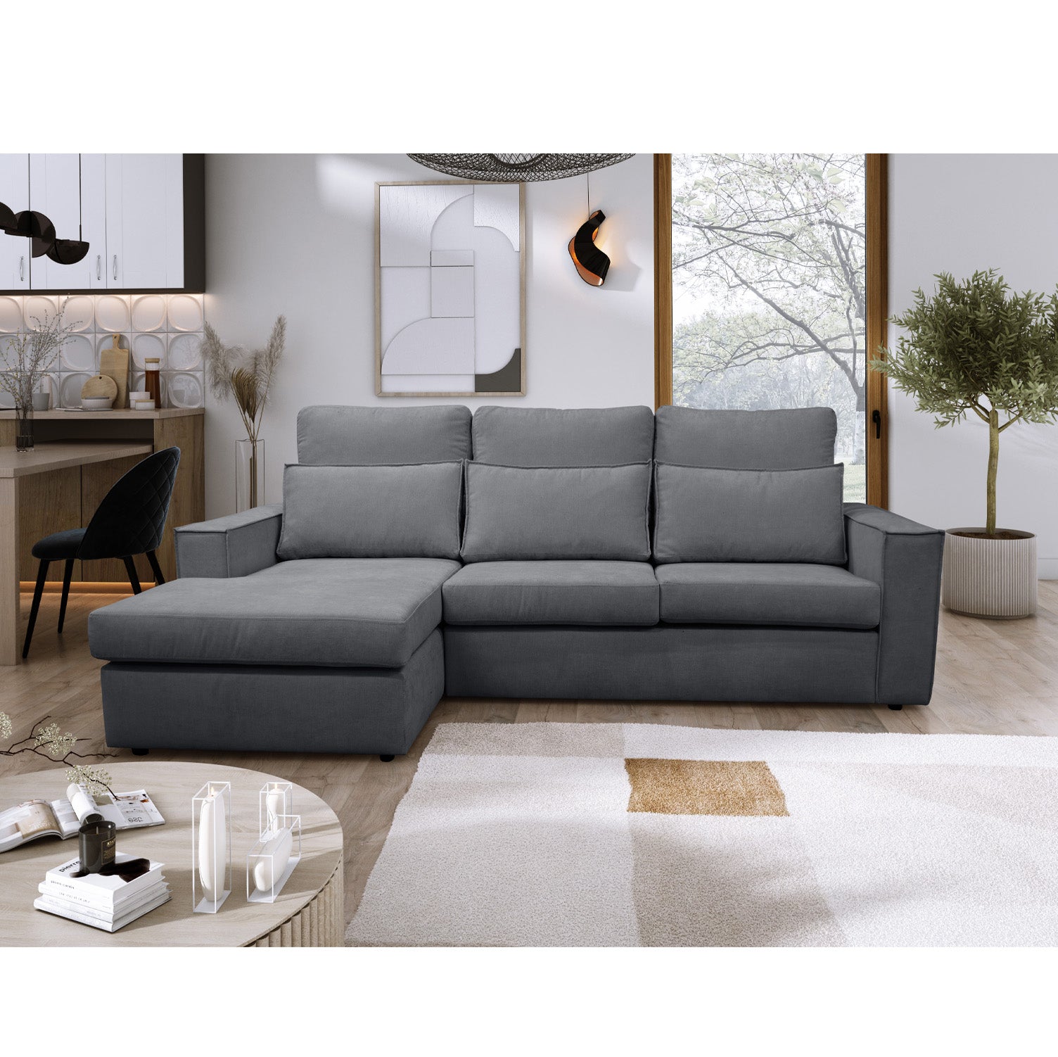 Soho Corner Sofa Luxe Chenille Fabric