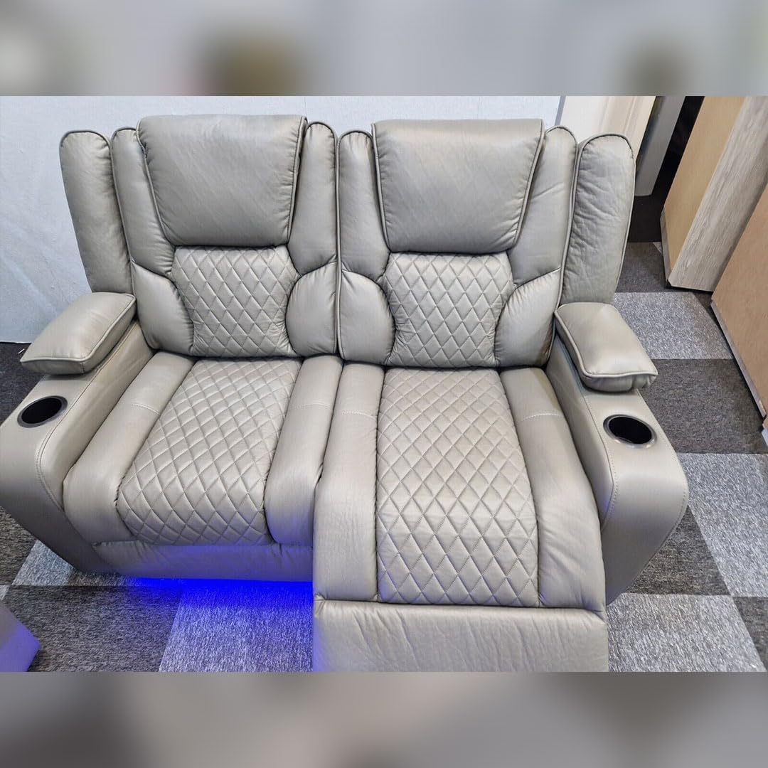 Orlando Recliner 3seater + 2seater Sofa Electric Leather Recliner Set