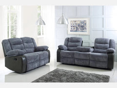 Rio Jumbo Cord Fabric Recliner 3seater and 2seater sofa set