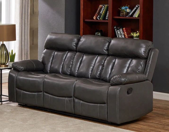 Samarton 3 and 2  Seater Leather Recliner sofa suite