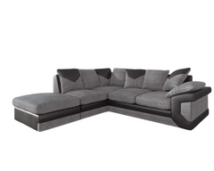 Dino Corner sofa - Black & Grey