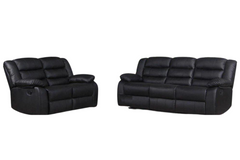 Roma Leather Recliner 3 Seater & 2 Seater sofa -Available in 2 Colours