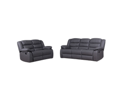 Roma Leather Recliner 3seater 2seater Sofa set With Drink Holder