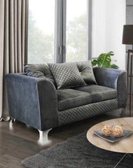 Vortex Plush Velvet 2 Seater Sofa