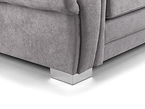 Chingford 2 Seater Fabric sofa in Full Back (Grey)