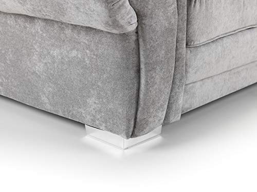 Chingford 2 Seater Fabric sofa in Full Back (Grey)