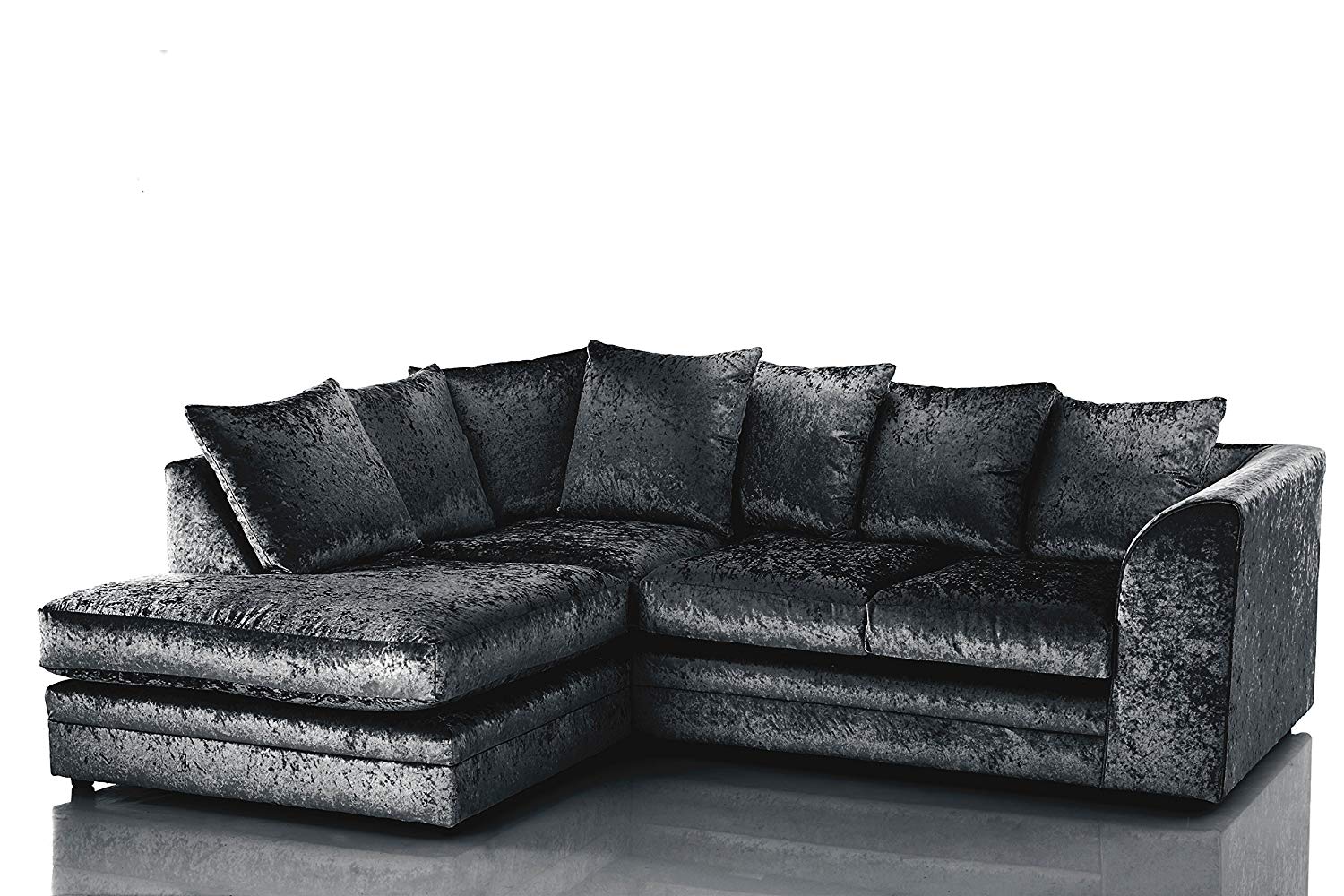 Dylan Crushed Velvet Corner sofa