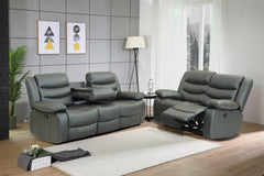 Roma Leather Recliner 3 Seater & 2 Seater sofa -Available in 2 Colours