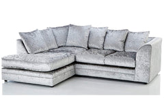 Dylan Crushed Velvet Corner sofa