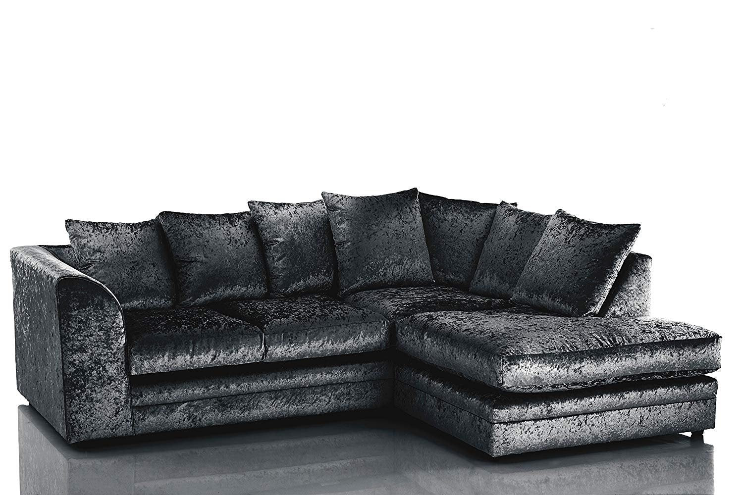 Dylan Crushed Velvet Corner sofa