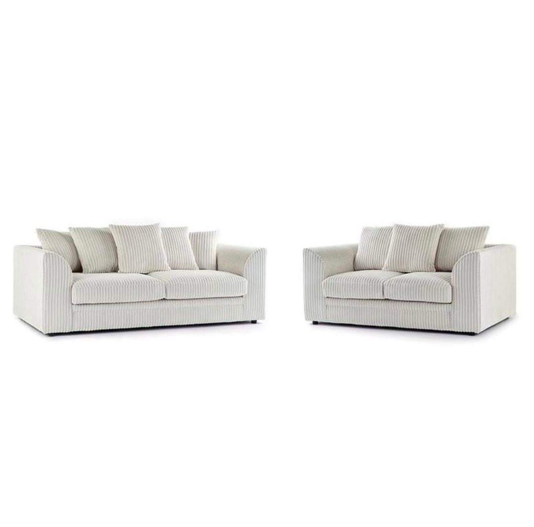 Hannah Jumbo Cord 3 + 2 Seater Sofa Set