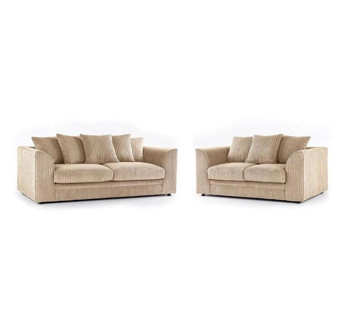 Hannah Jumbo Cord 3 + 2 Seater Sofa Set