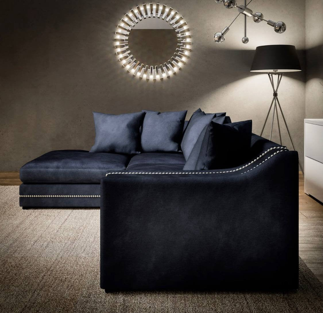 Cruze Corner Sofa Seal Grey / Charcoal Grey