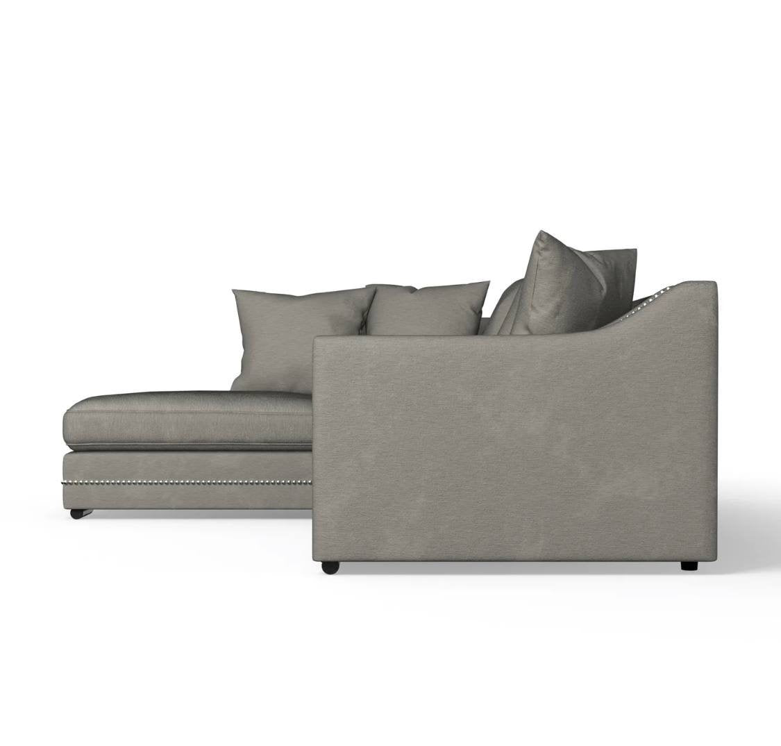 Cruze Corner Sofa Seal Grey / Charcoal Grey